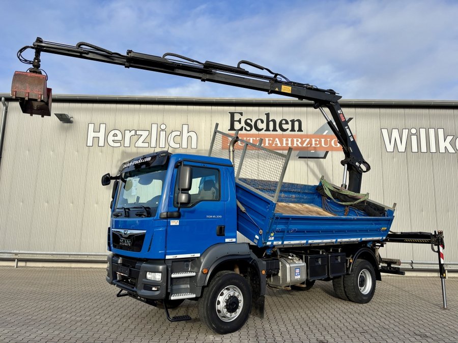 MAN  TGM 18.320 4x4 BB / HIAB X-HIDUO-Kran