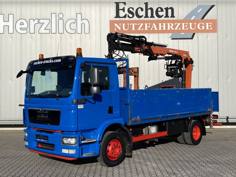 MAN  TGM 15.250 4x2 BL / Atlas 116.3-A2 Kran